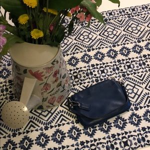 Blue Coach Mini wristlet